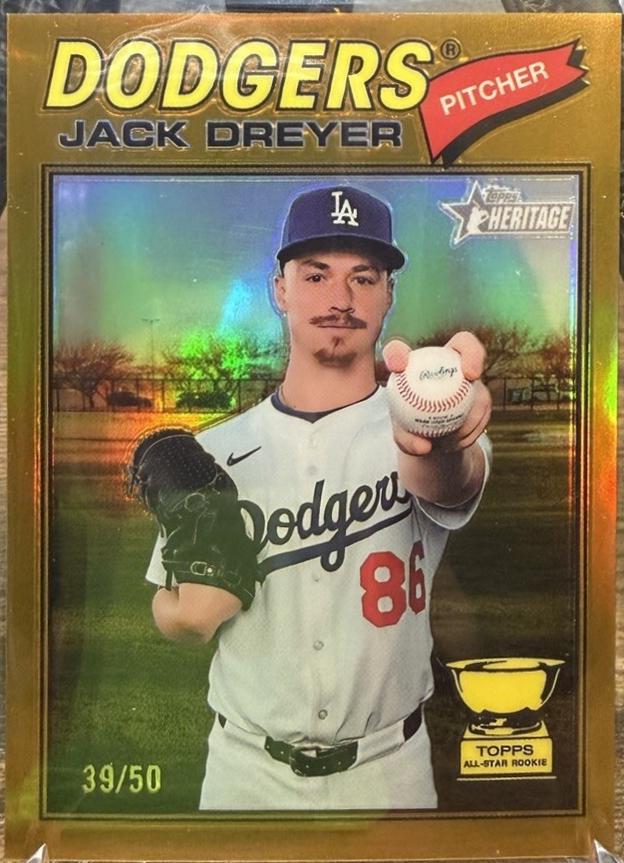 Jack Dreyer [Gold Bordered Chrome] #115