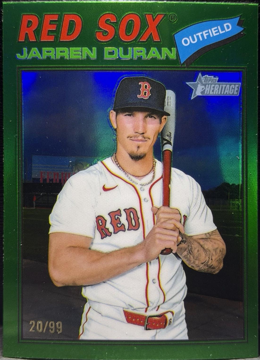 Jarren Duran [Green Bordered Chrome] #15