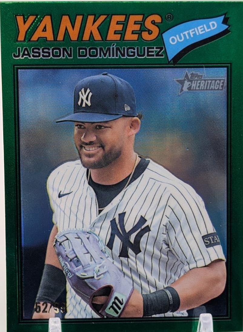 Jasson Dominguez [Green Bordered Chrome] #104