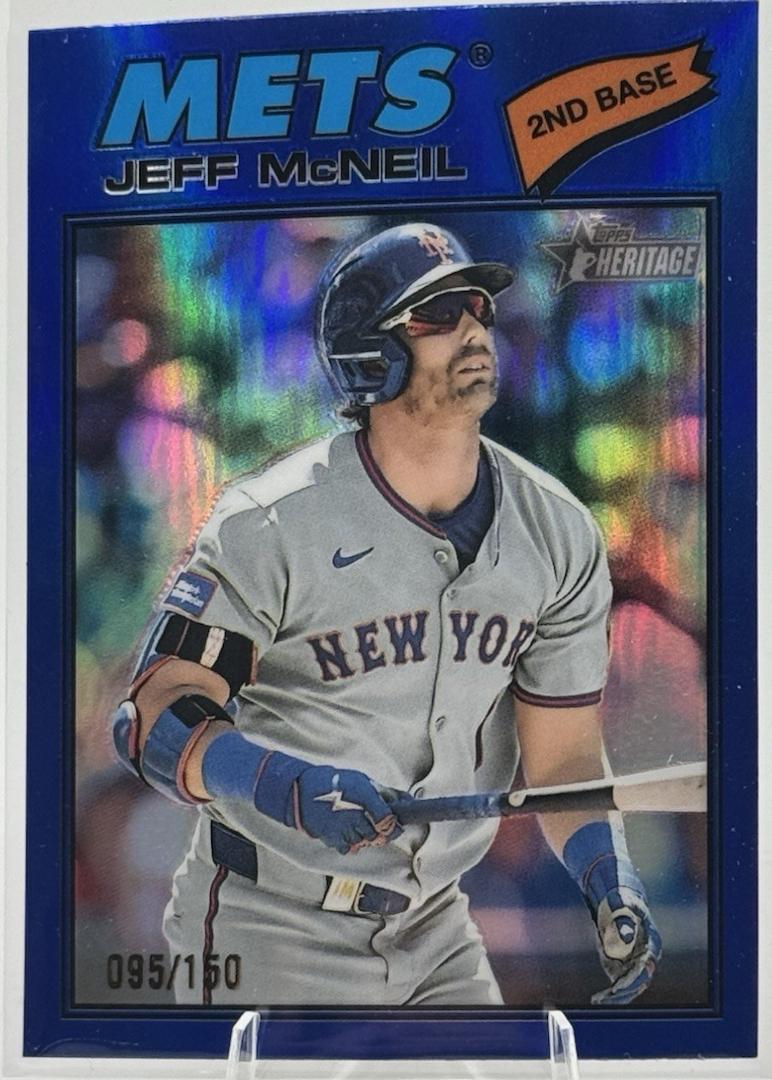 Jeff McNeil [Blue Bordered Chrome] #54