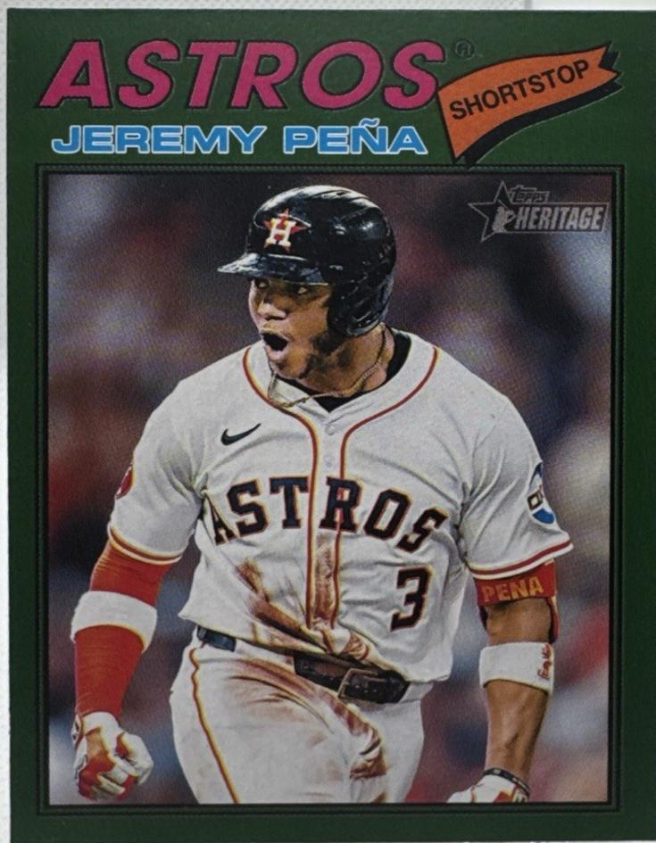 Jeremy Pena [Dark Green Bordered] #283