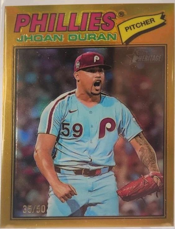 Jhoan Duran [Gold Bordered Chrome] #14