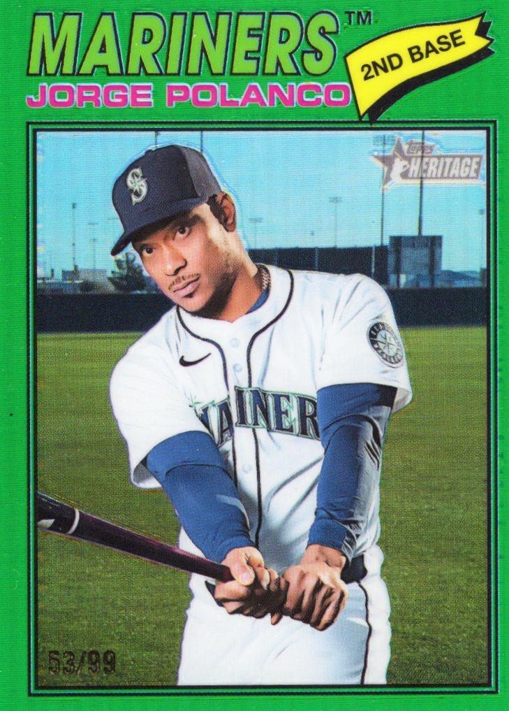 Jorge Polanco [Green Bordered Chrome] #135