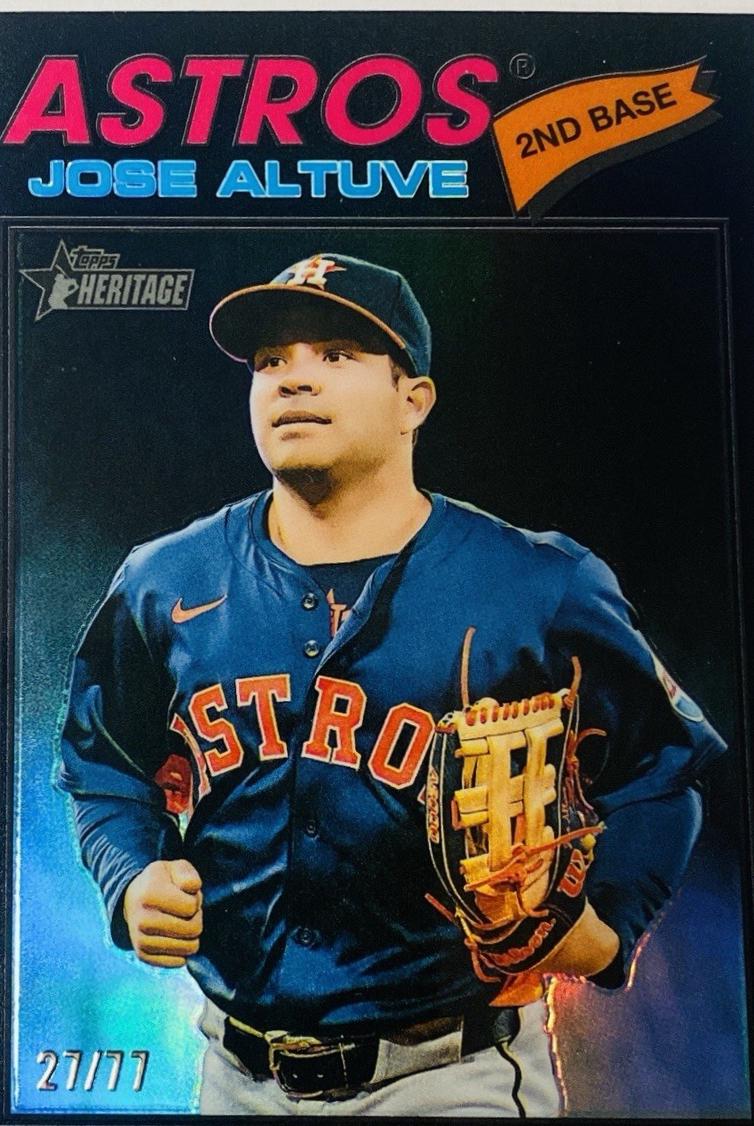 Jose Altuve [Black Bordered Chrome] #11