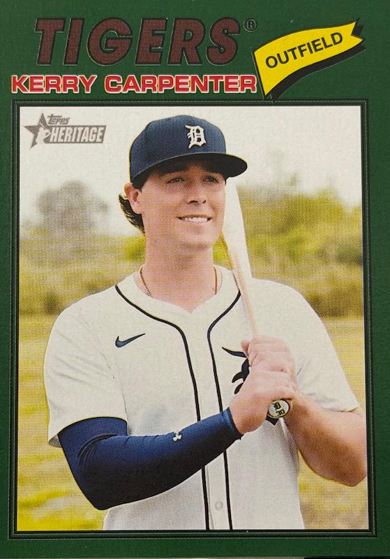 Kerry Carpenter [Dark Green Bordered] #343