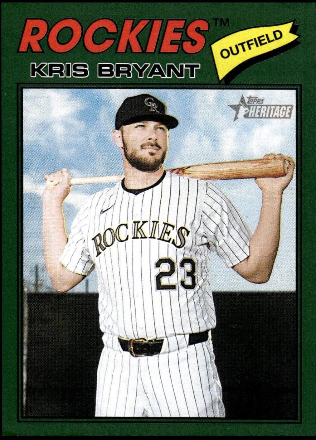 Kris Bryant [Green Bordered Chrome] #22