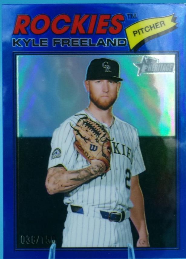 Kyle Freeland [Blue Bordered Chrome] #92