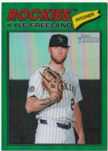 Kyle Freeland [Green Bordered Chrome] #92