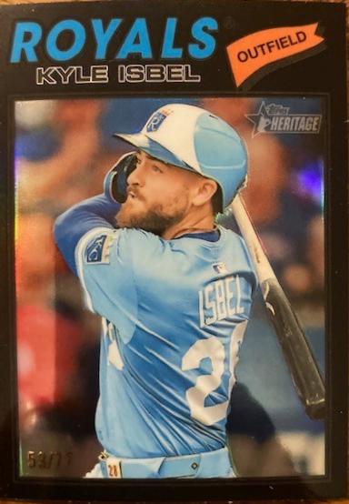Kyle Isbel [Black Bordered Chrome] #365
