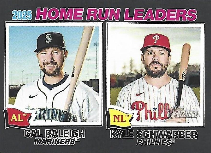 Kyle Schwarber / Cal Raleigh [Dark Gray Bordered] #2