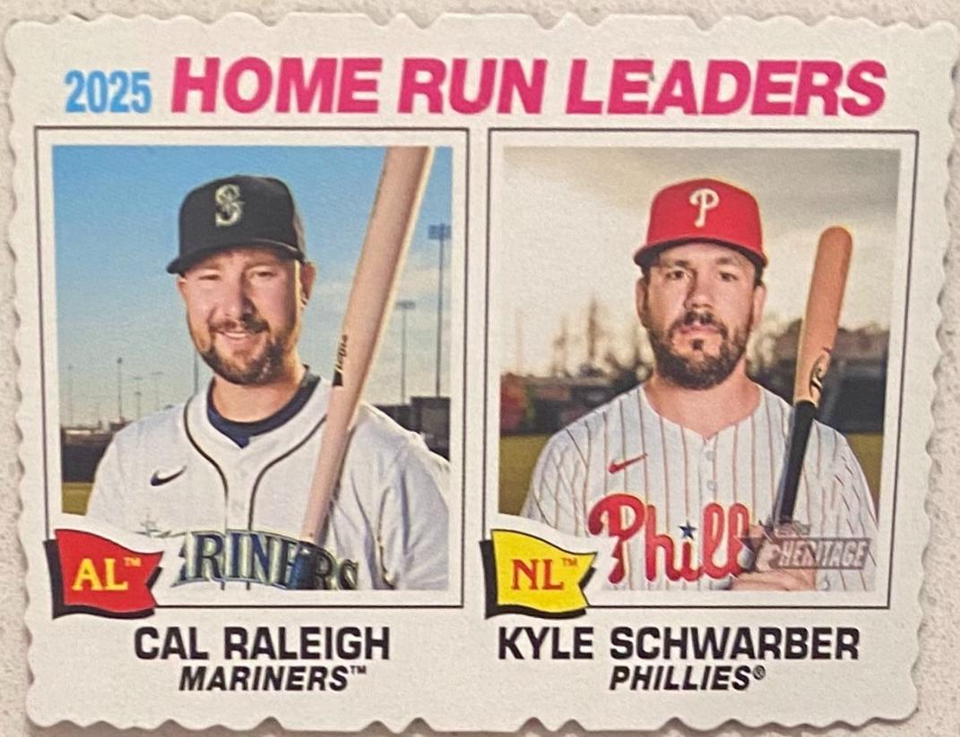Kyle Schwarber / Cal Raleigh [Deckle Edge] #2