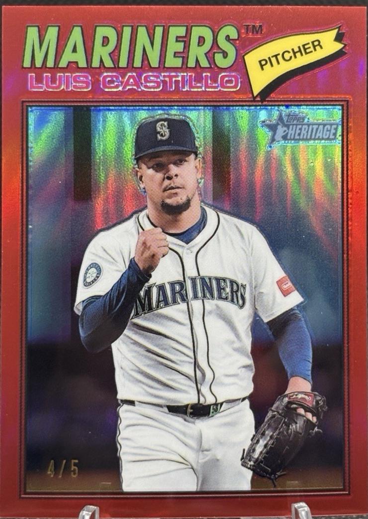 Luis Castillo [Red Bordered Chrome] #24