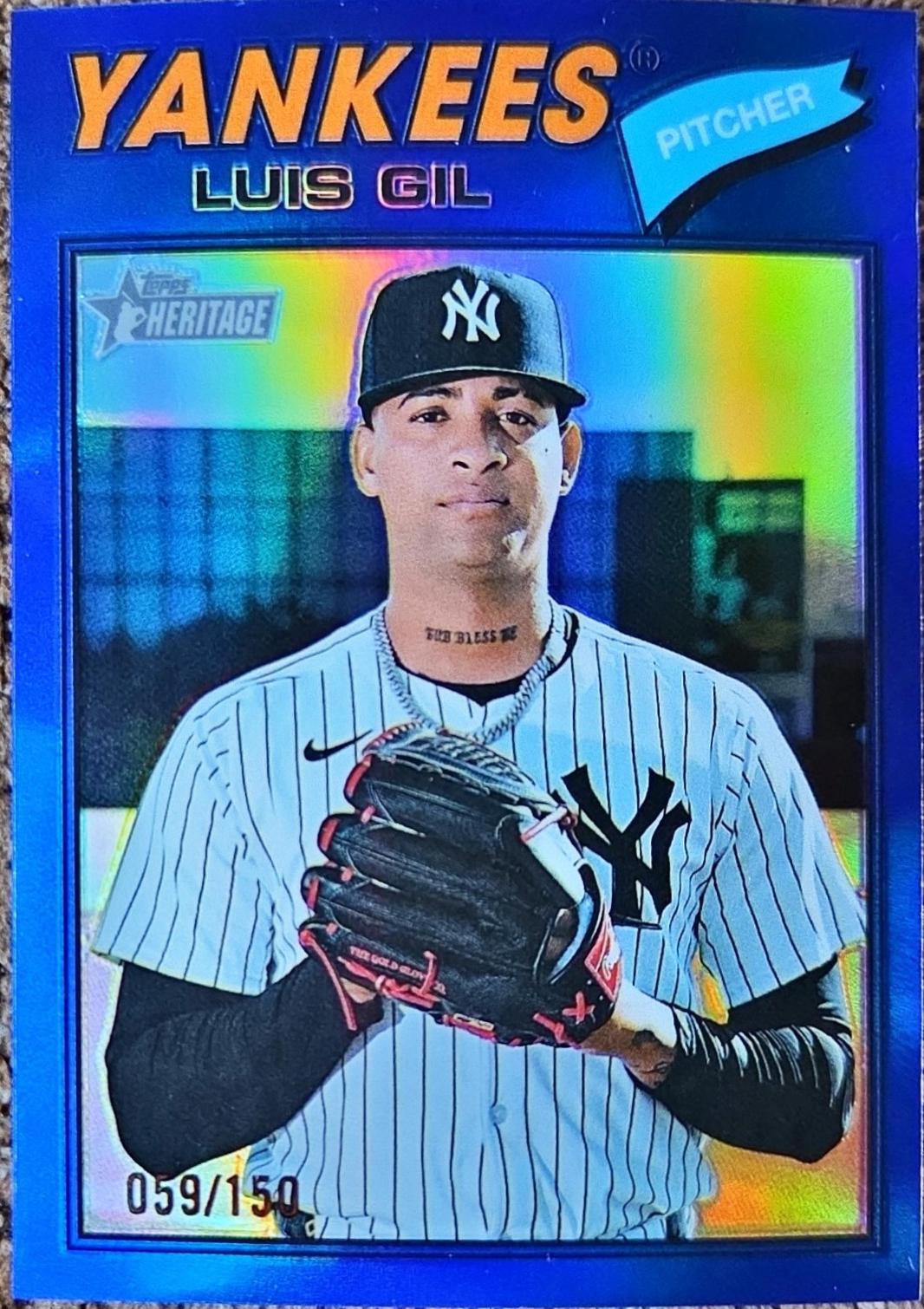 Luis Gil [Blue Bordered Chrome] #123
