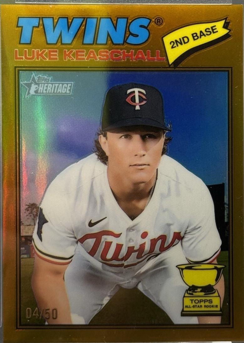 Luke Keaschall [Gold Bordered Chrome] #116