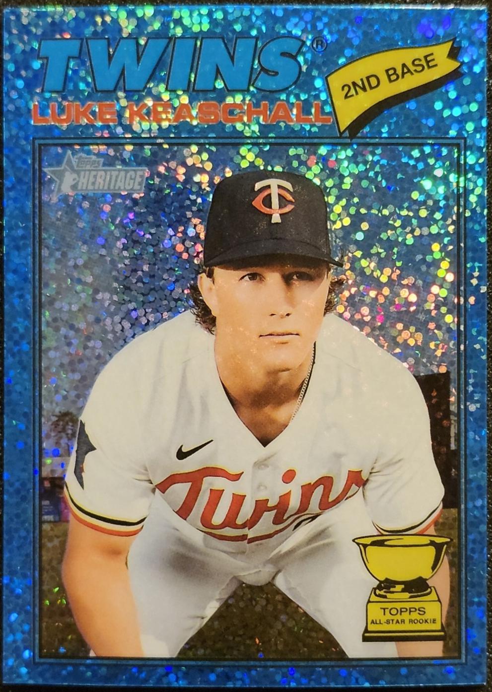 Luke Keaschall [Light Blue Sparkle Chrome] #116