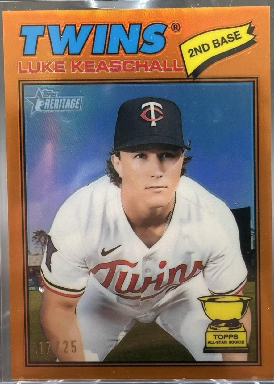 Luke Keaschall [Orange Bordered Chrome] #116