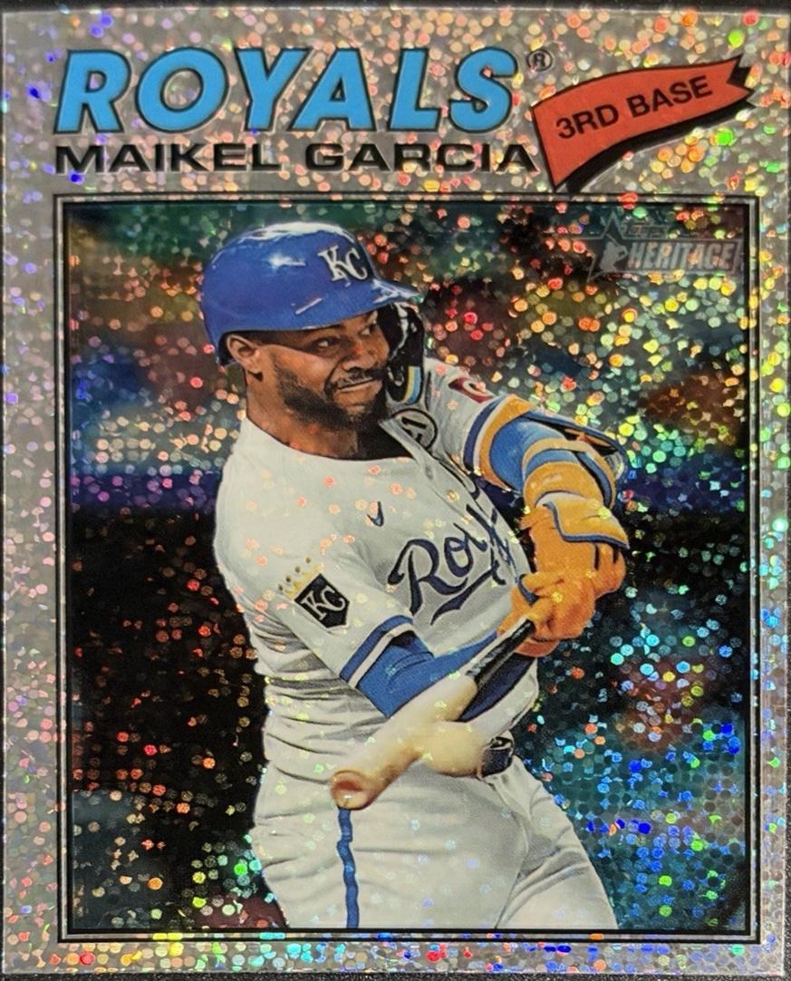 Maikel Garcia [Silver Sparkle Chrome] #84
