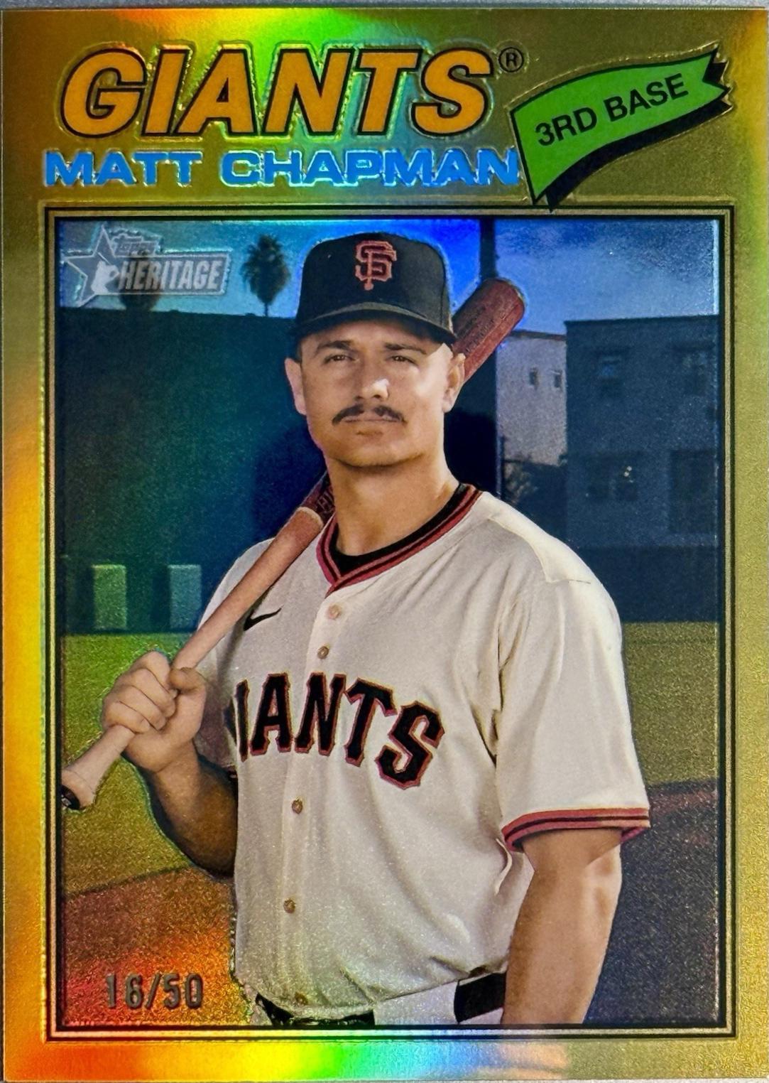 Matt Chapman [Gold Bordered Chrome] #114