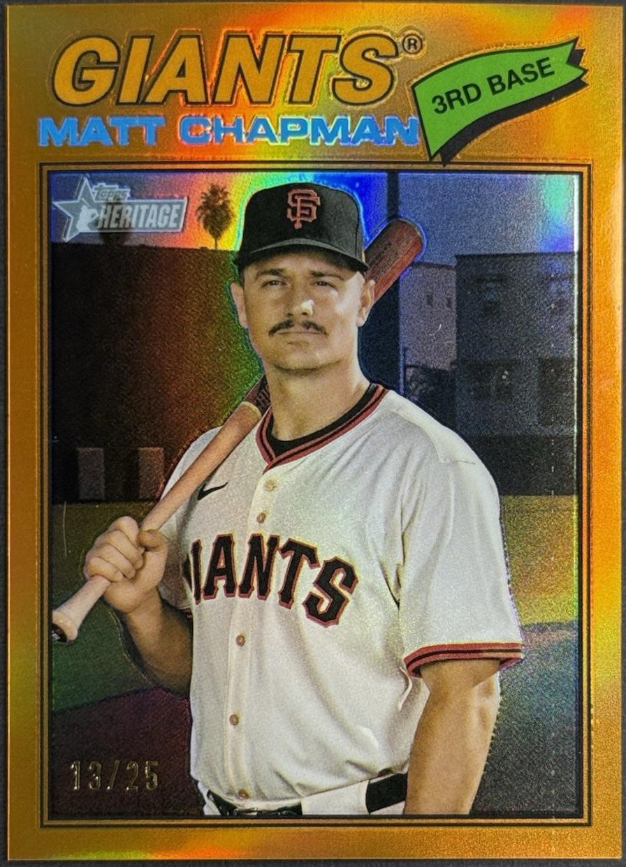Matt Chapman [Orange Bordered Chrome] #114
