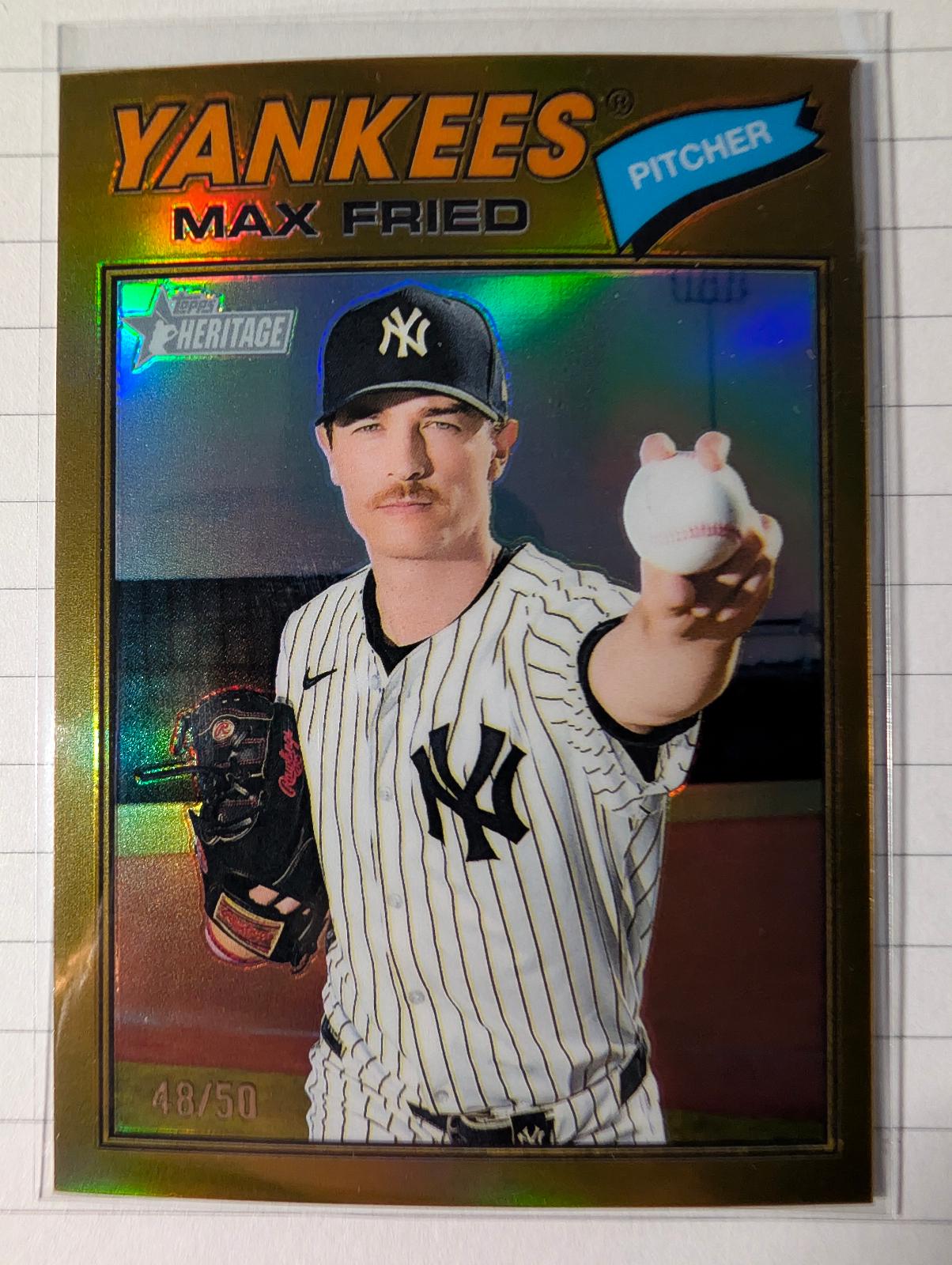Max Fried [Gold Bordered Chrome] #130