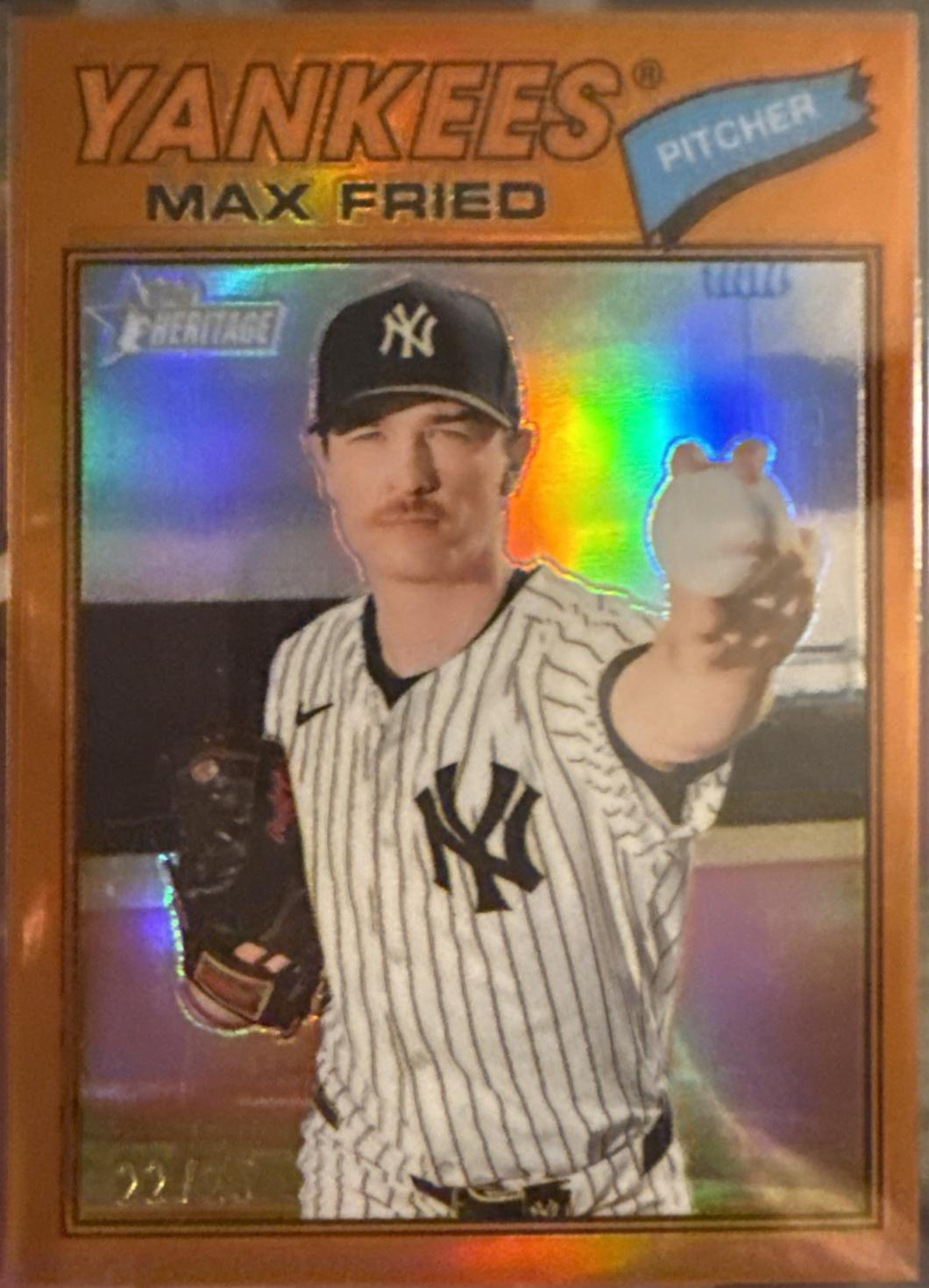 Max Fried [Orange Bordered Chrome] #130