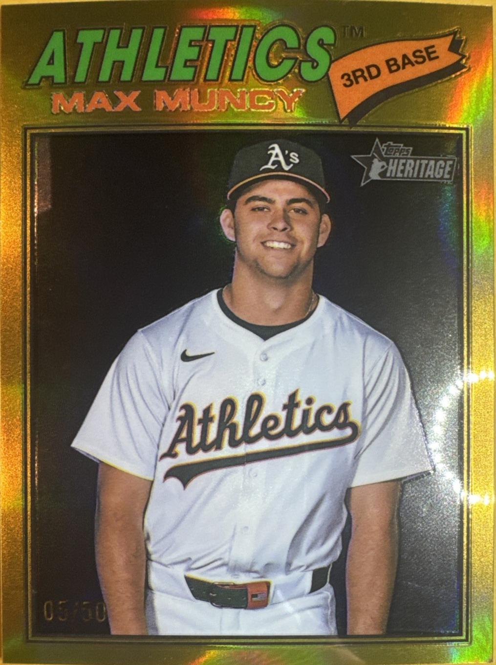 Max Muncy [Gold Bordered Chrome] #105