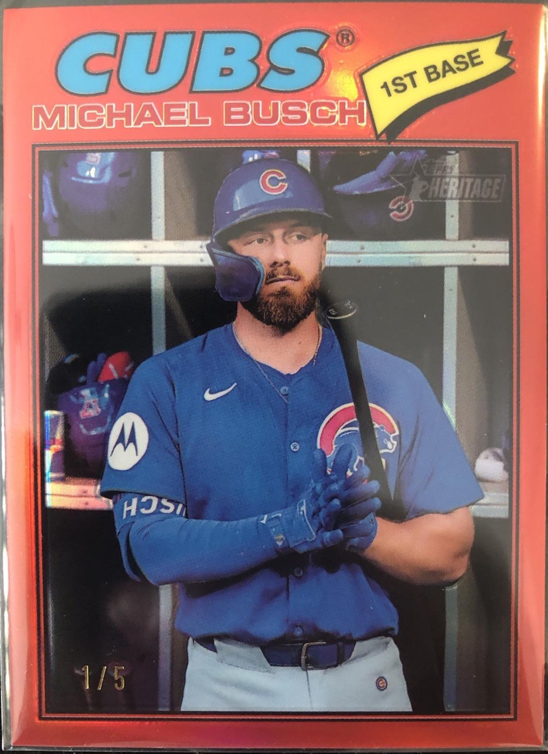 Michael Busch [Red Bordered Chrome] #305