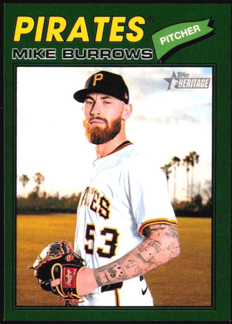 Mike Burrows [Dark Green Bordered] #96