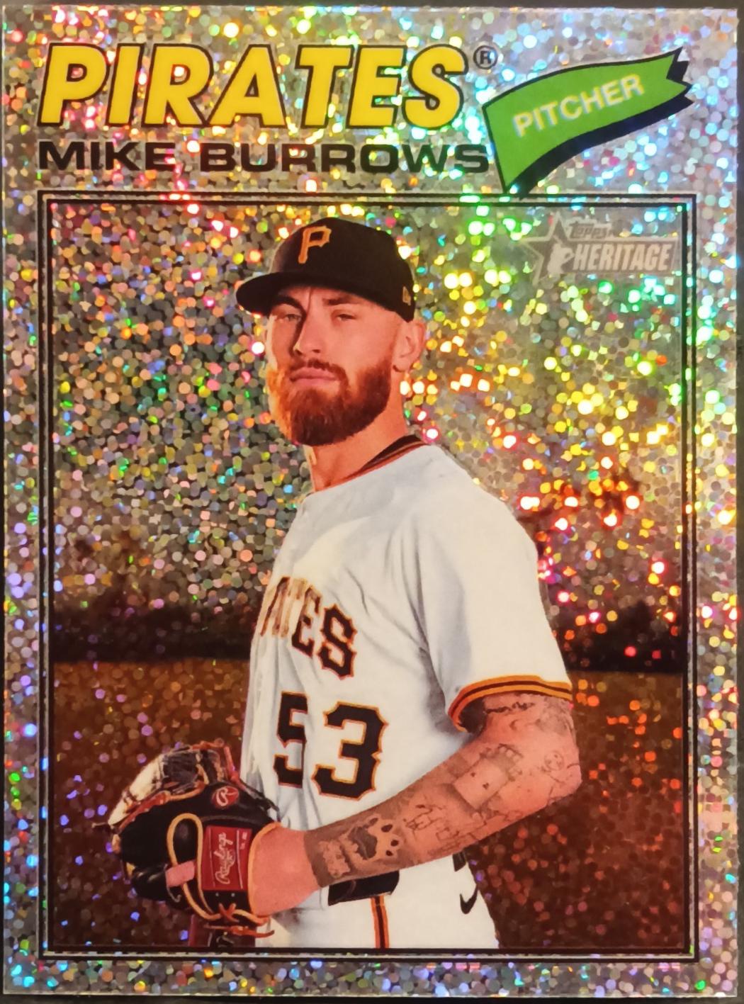 Mike Burrows [Silver Sparkle Chrome] #96