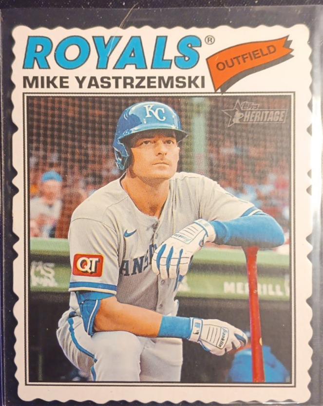 Mike Yastrzemski [Deckle Edge] #63