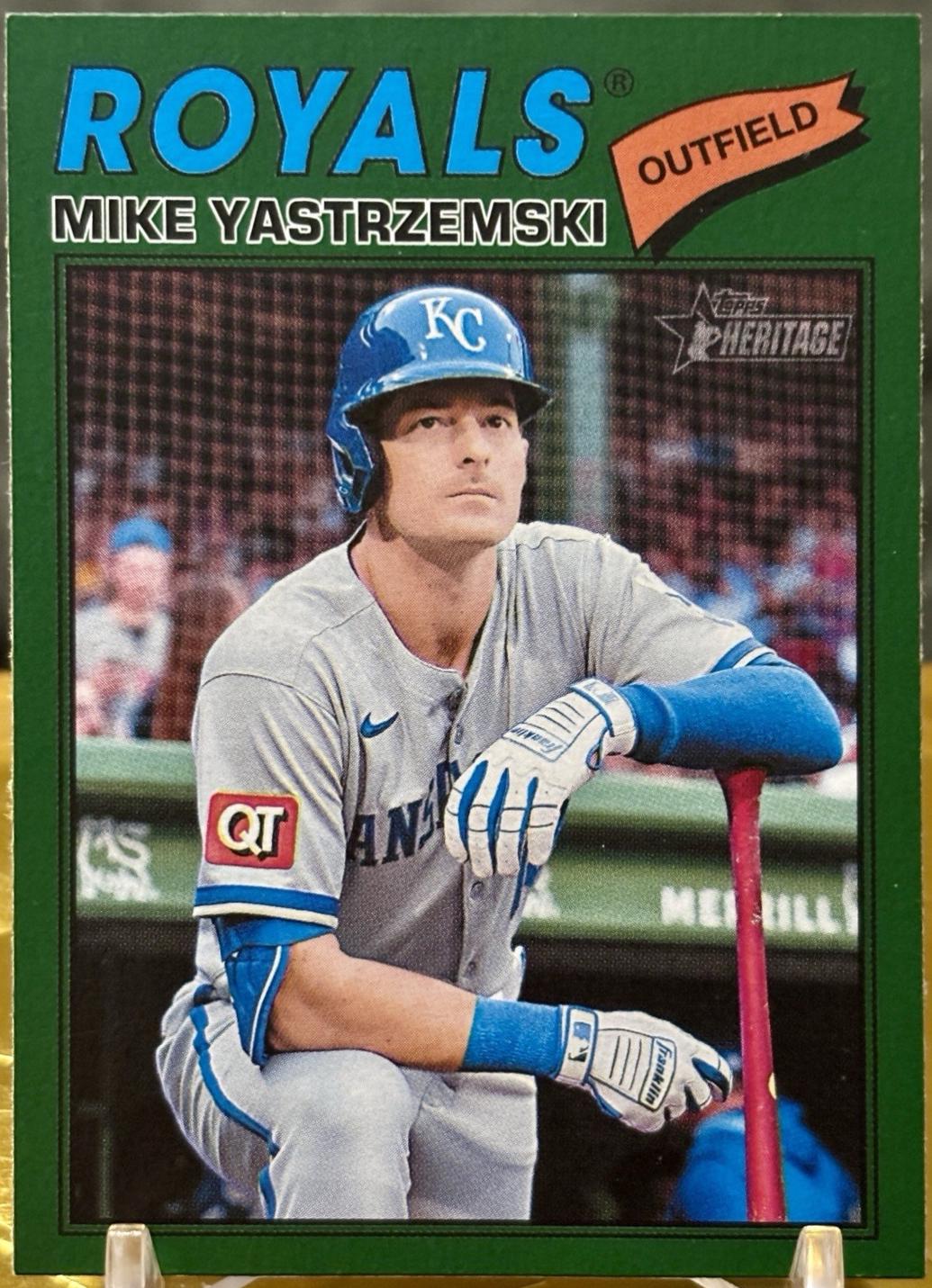 Mike Yastrzemski [Green Bordered Chrome] #63