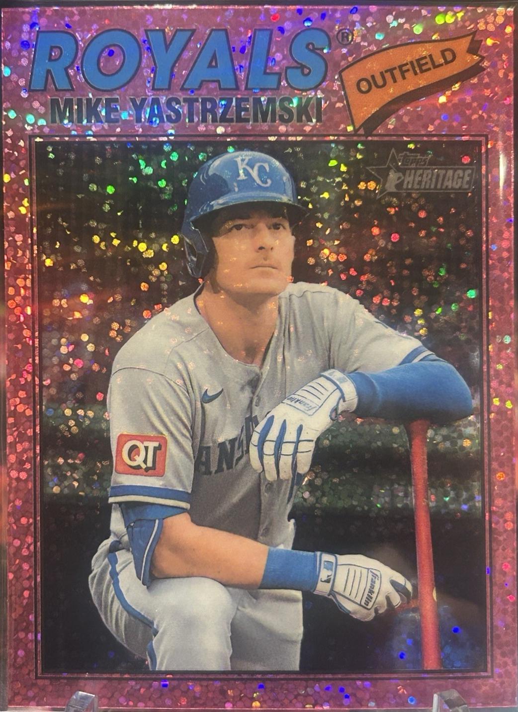 Mike Yastrzemski [Pink Sparkle Chrome] #63