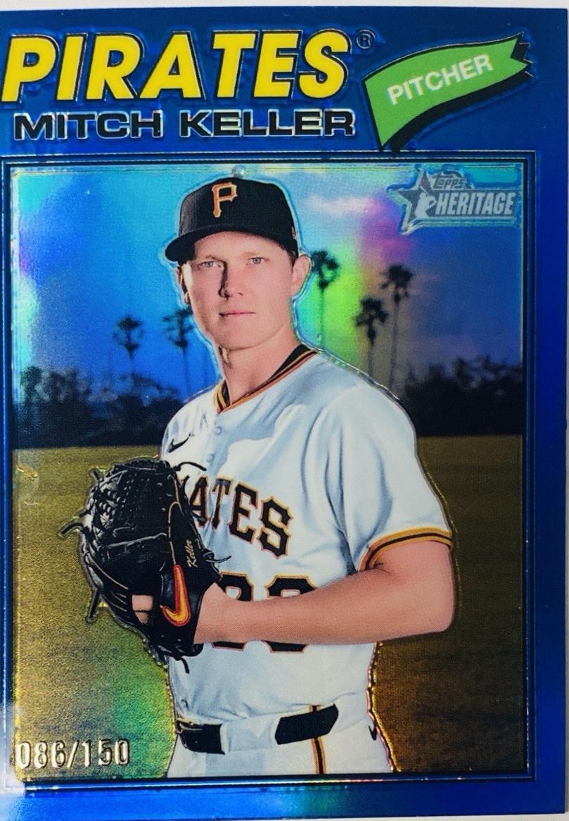 Mitch Keller [Blue Bordered Chrome] #64