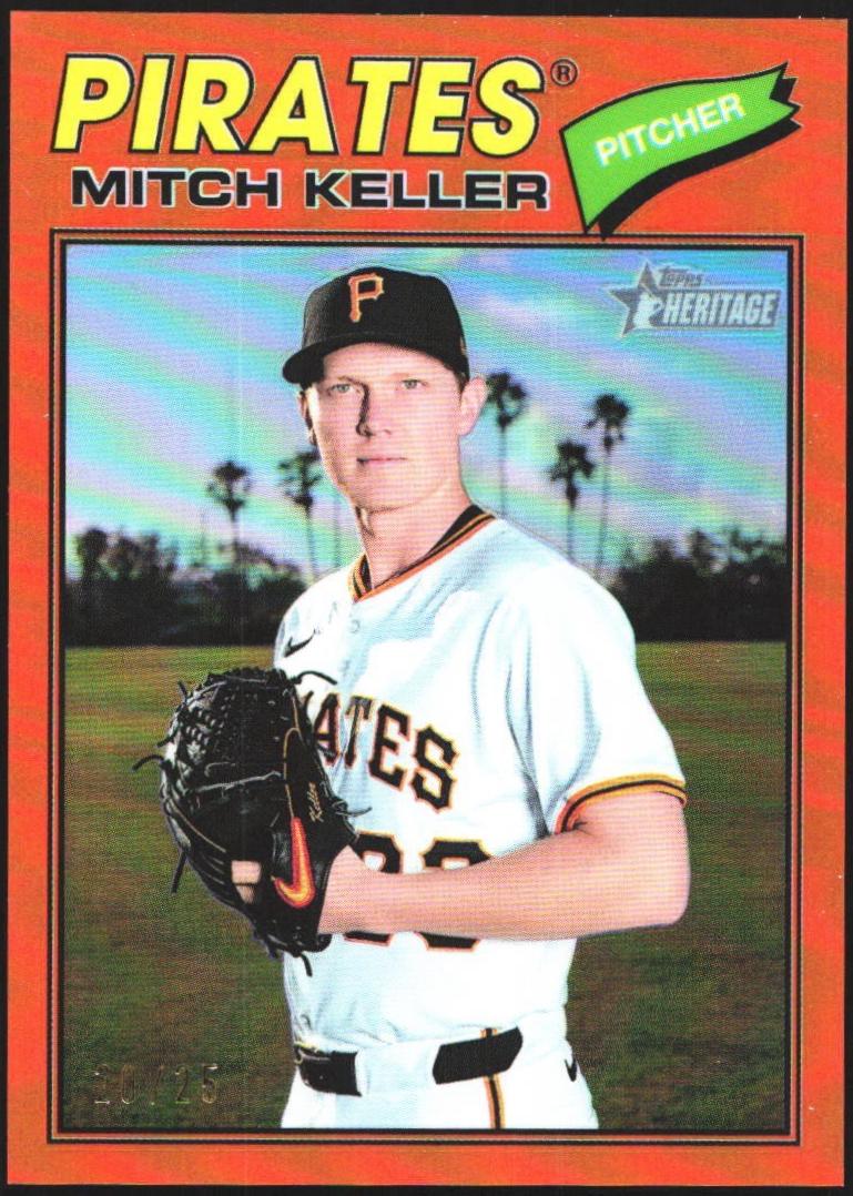 Mitch Keller [Orange Bordered Chrome] #64