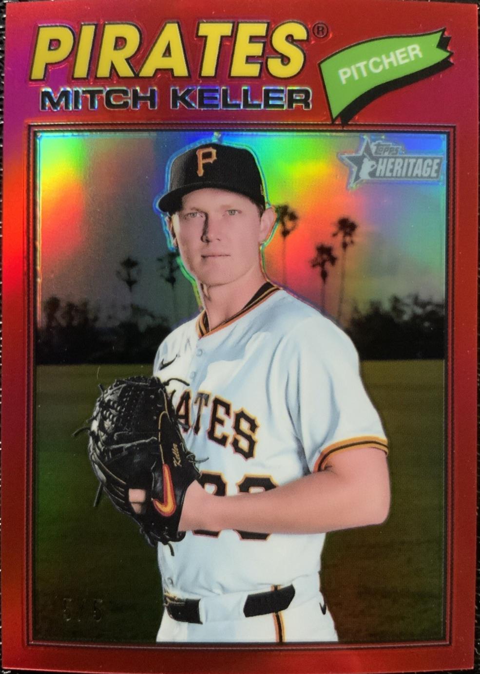 Mitch Keller [Red Bordered Chrome] #64
