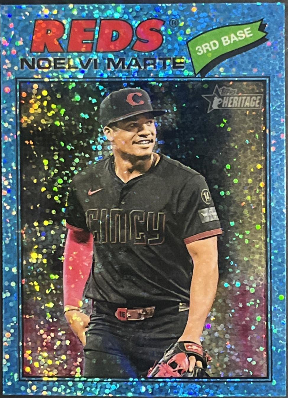 Noelvi Marte [Light Blue Sparkle Chrome] #100