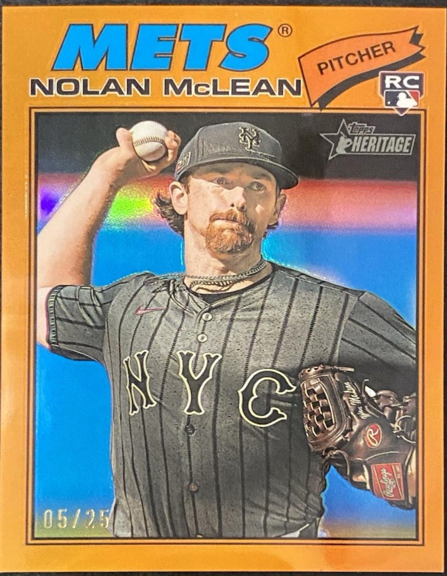 Nolan McLean [Orange Bordered Chrome] #150