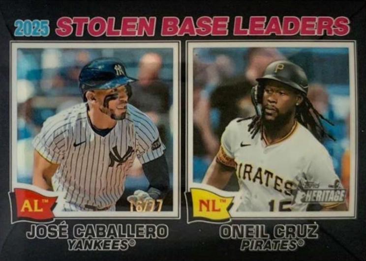 Oneil Cruz / Jose Caballero [Black Bordered Chrome] #4