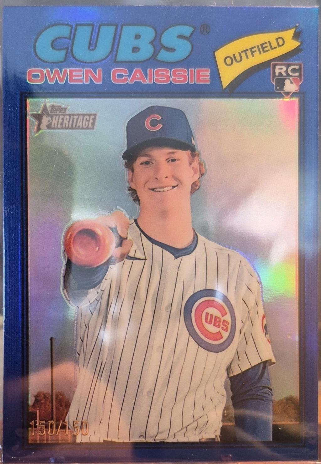 Owen Caissie [Blue Bordered Chrome] #88