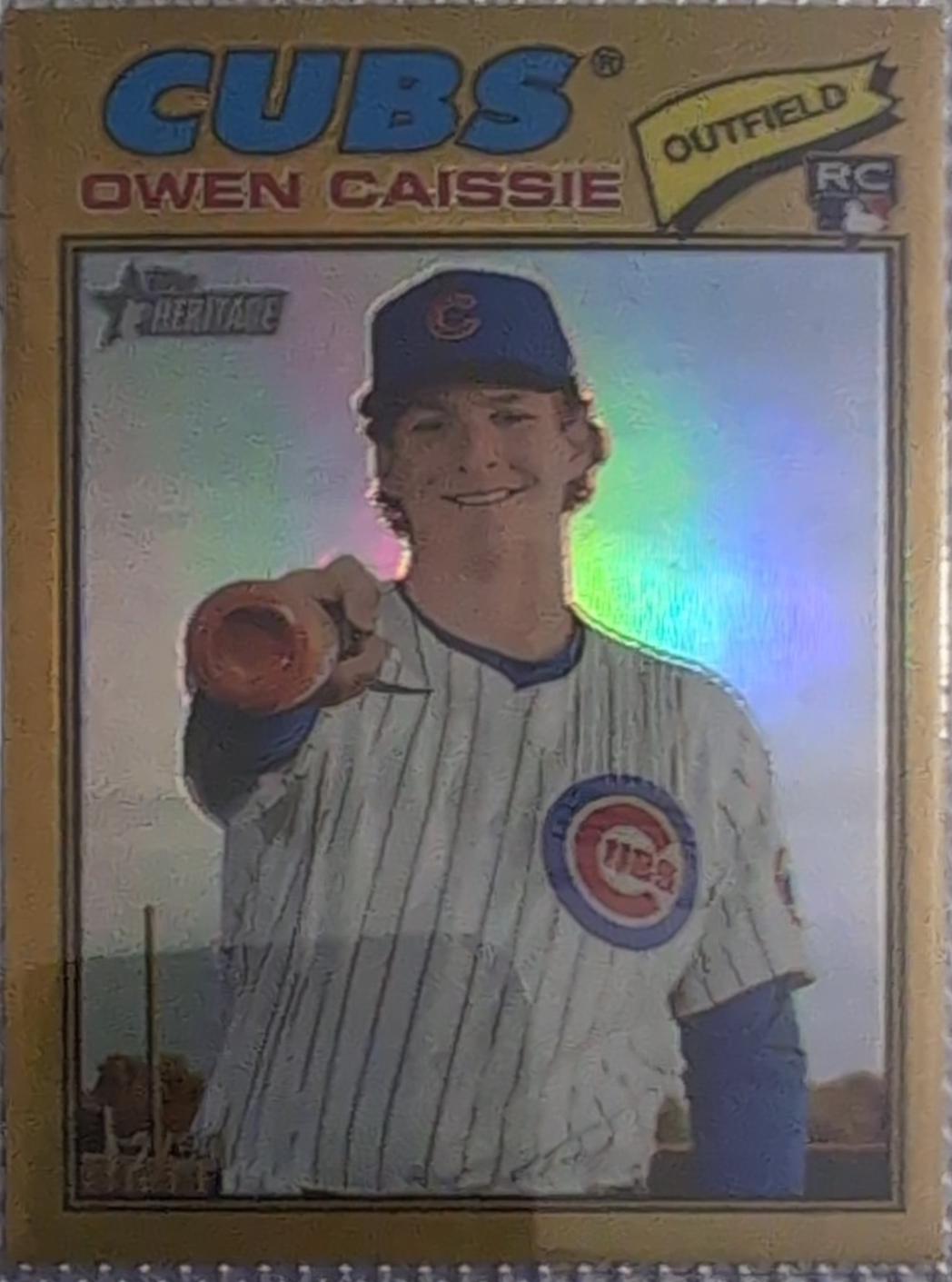 Owen Caissie [Gold Bordered Chrome] #88