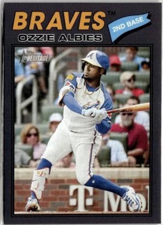 Ozzie Albies [Dark Gray Bordered] #264