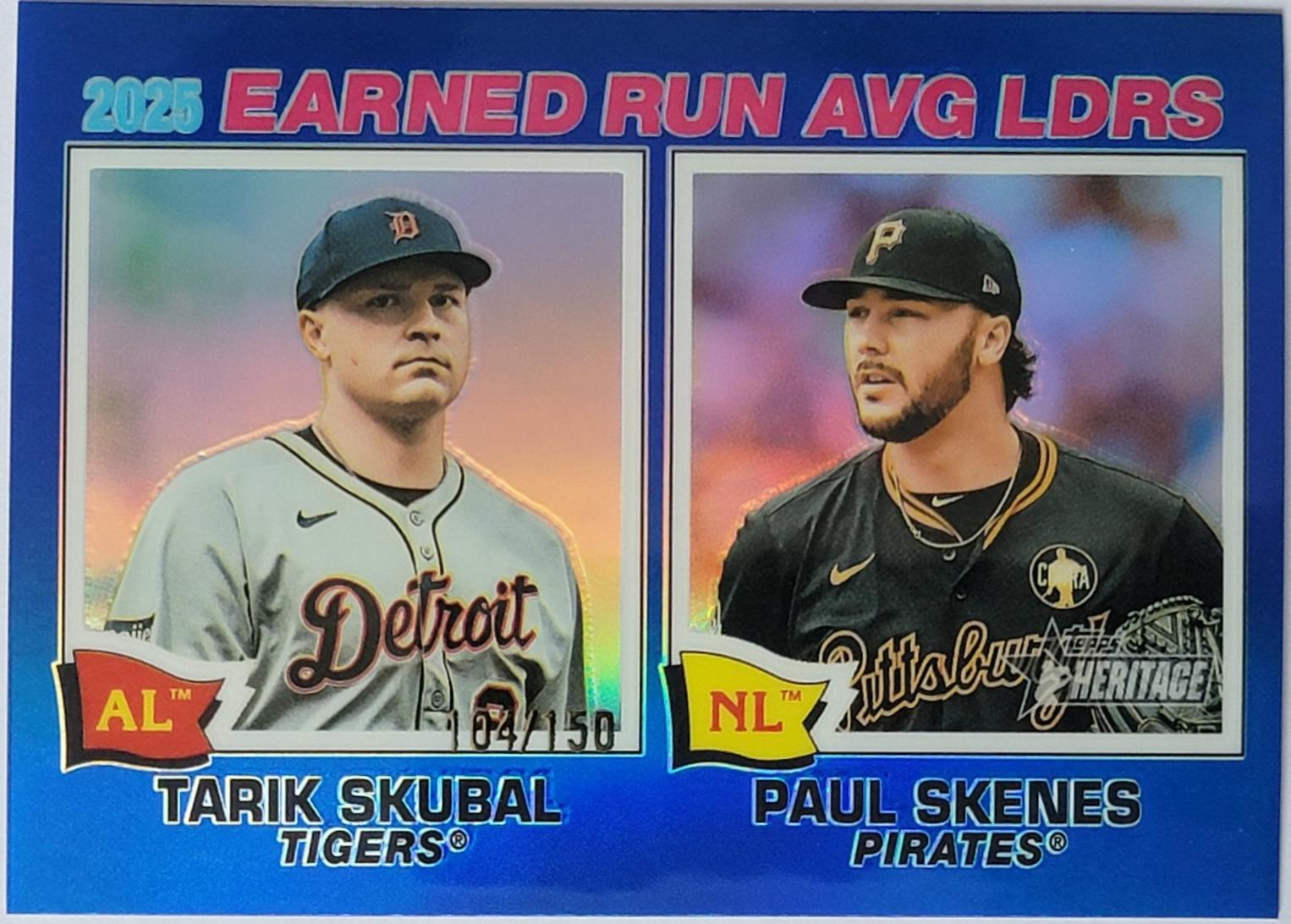 Paul Skenes / Tarik Skubal [Blue Bordered Chrome] #7