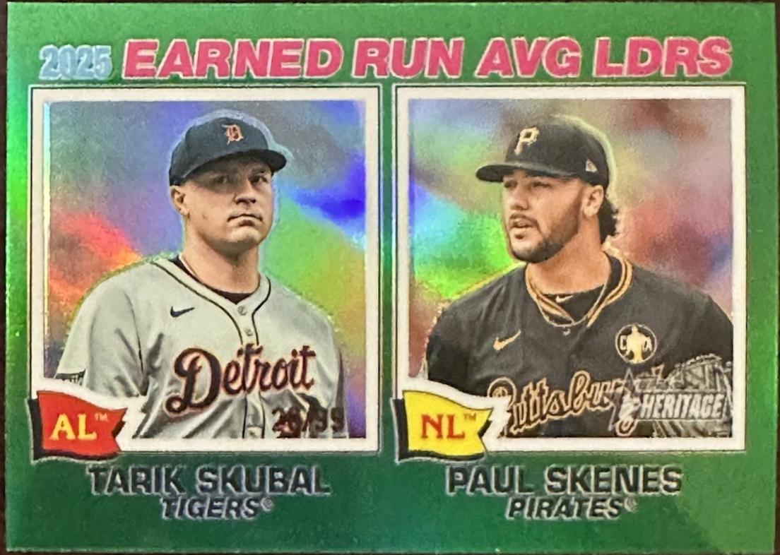 Paul Skenes / Tarik Skubal [Green Bordered Chrome] #7