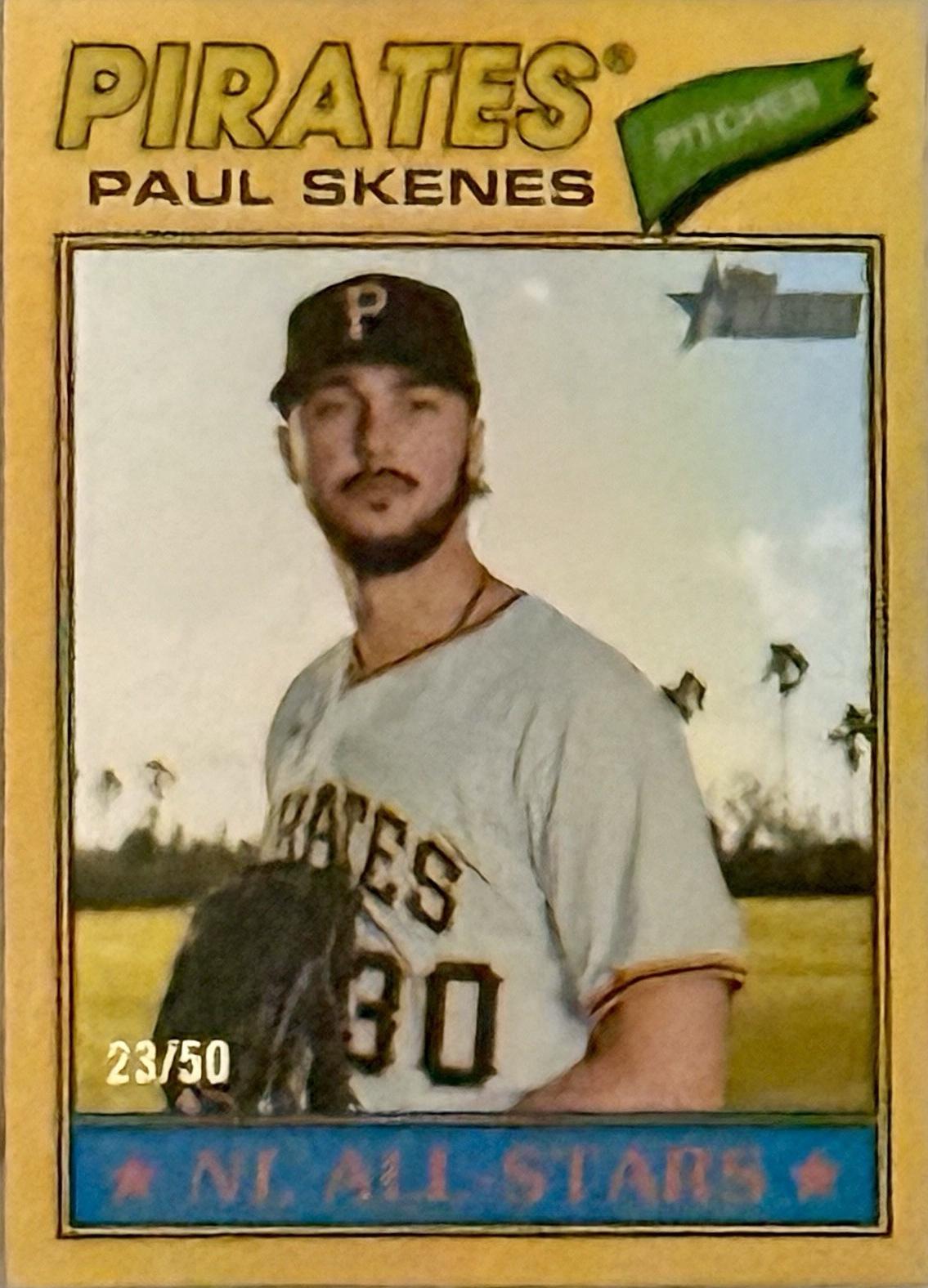 Paul Skenes [Gold Bordered Chrome] #33