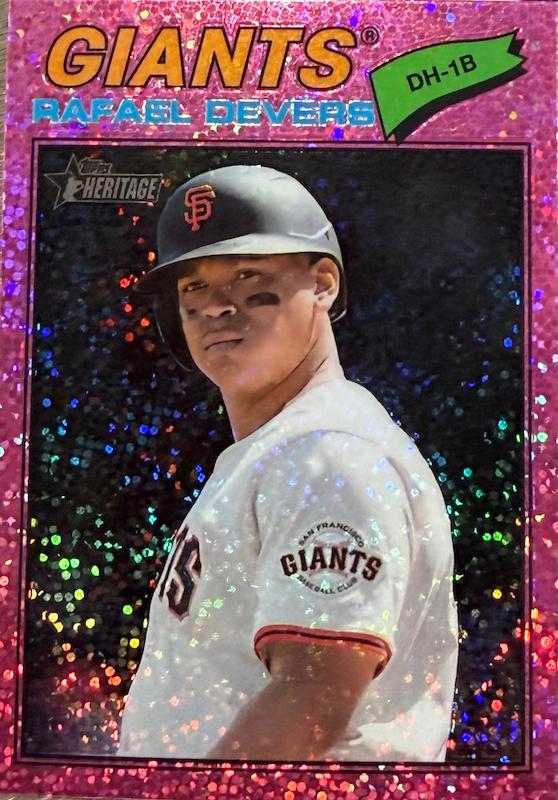 Rafael Devers [Pink Sparkle Chrome] #62