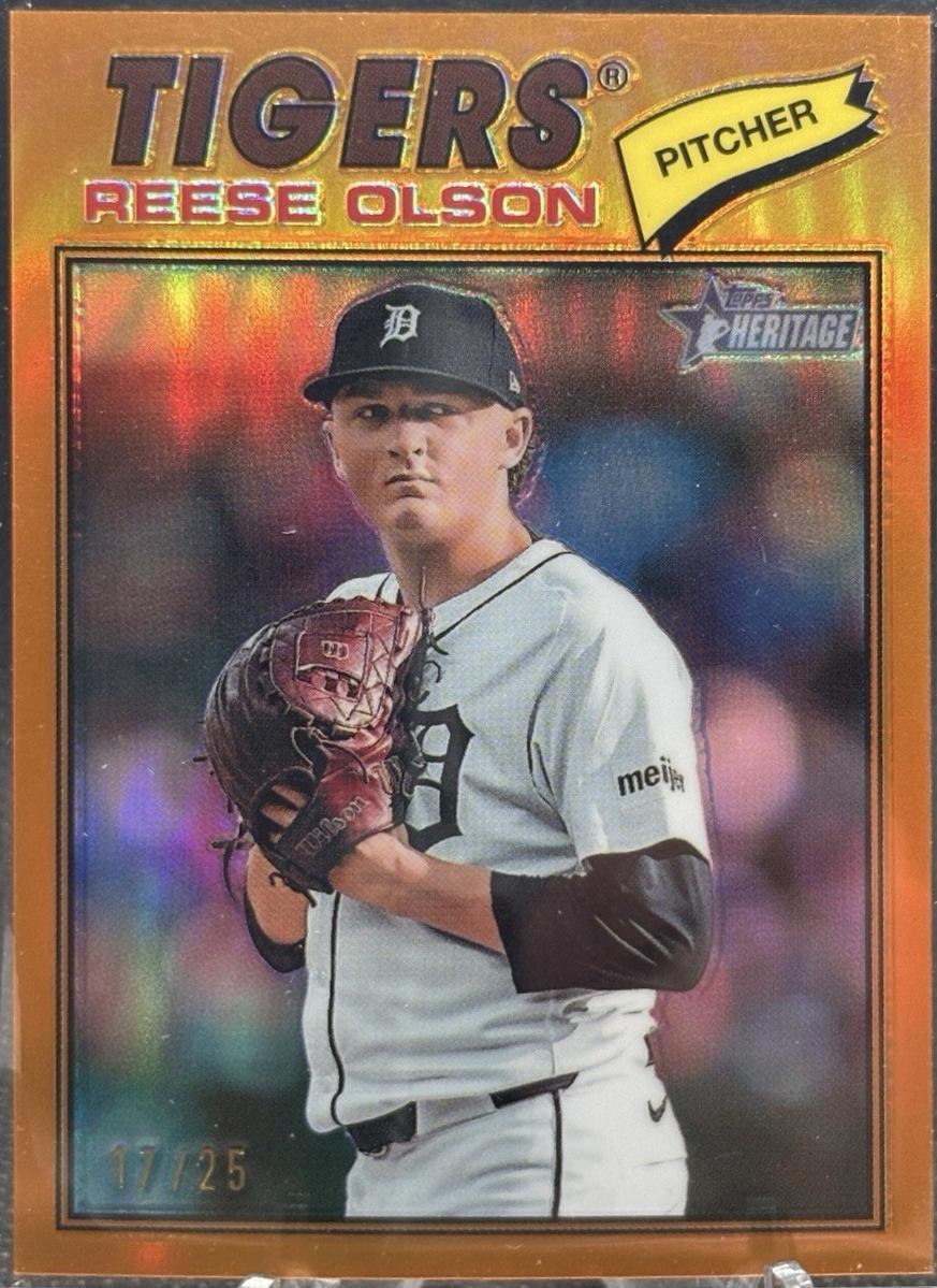 Reese Olson [Orange Bordered Chrome] #71