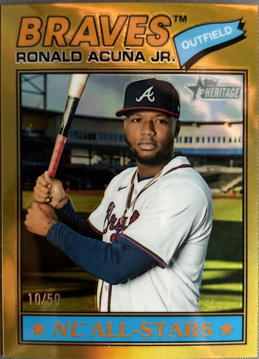 Ronald Acuna Jr. [Gold Bordered Chrome] #55