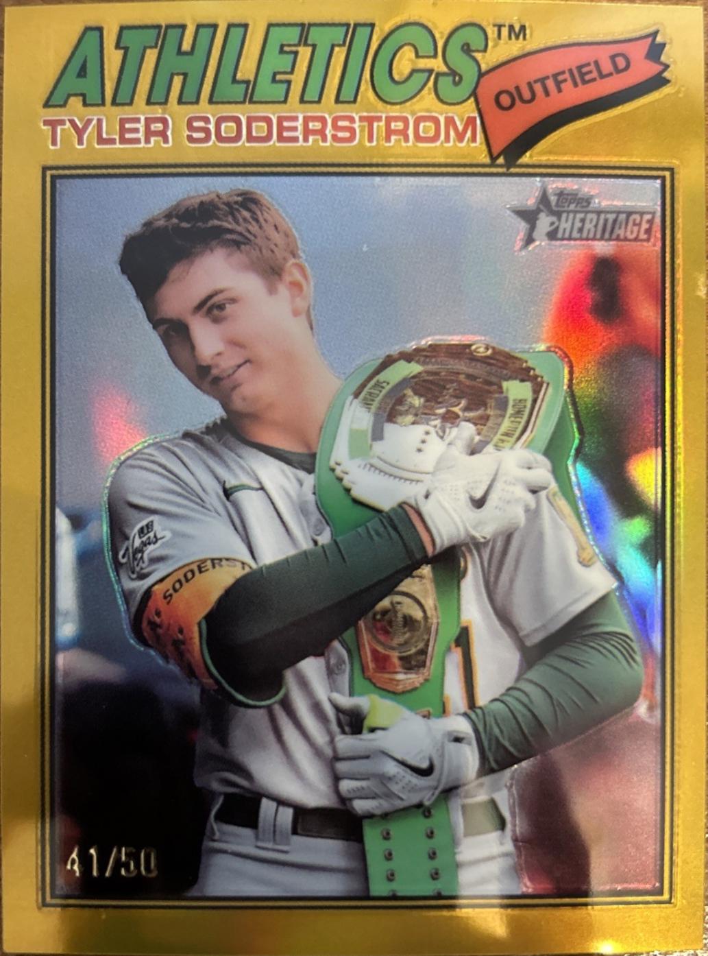 Tyler Soderstrom [Gold Bordered Chrome] #101
