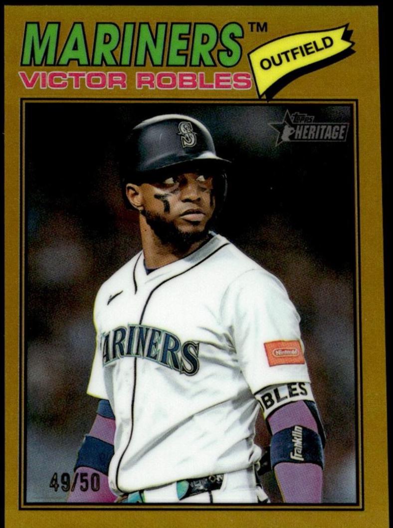 Victor Robles [Gold Bordered Chrome] #140