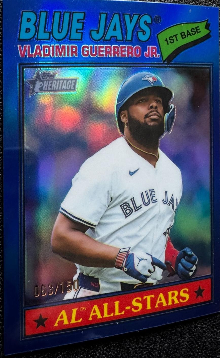 Vladimir Guerrero Jr. [Blue Bordered Chrome] #46